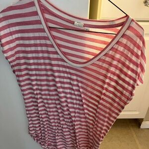 Women's Pink Striped Top
